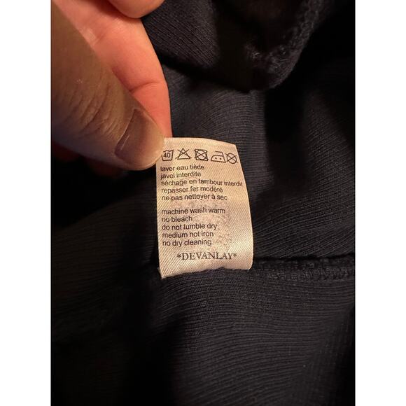 Lacoste Men’s 1/4 Zip Pullover – Navy Blue & Orange Size 6 (XL) Preppy Golfwear - Picture 12 of 12